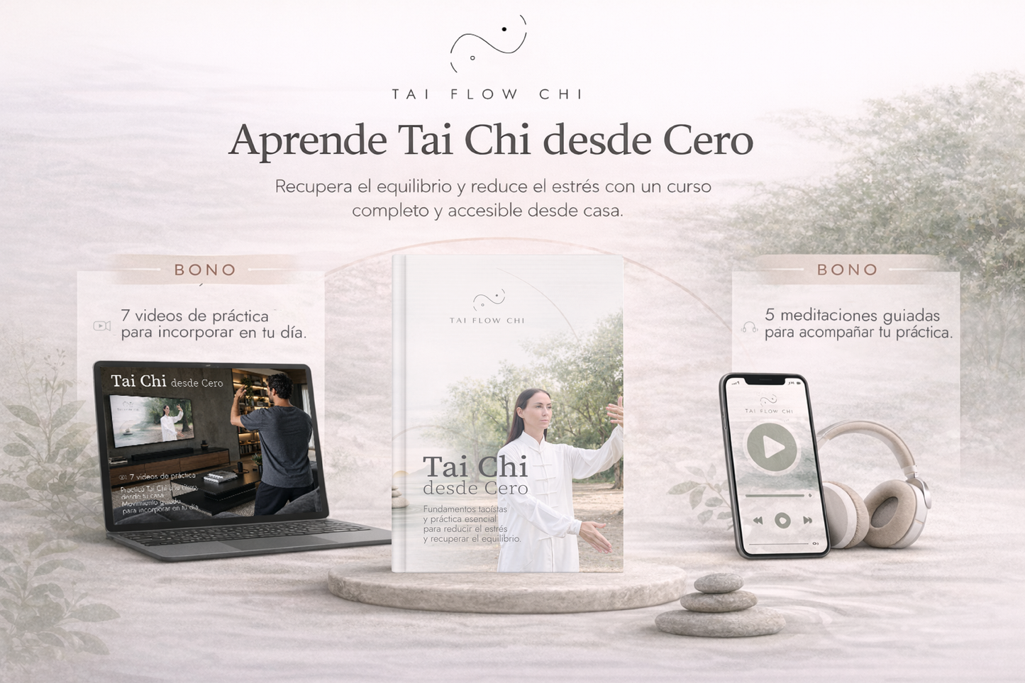 Tai Chi desde Cero: método simple para calmar la mente y el cuerpo